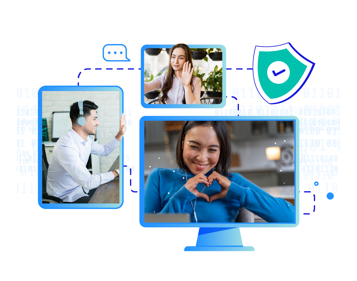 Secure voice & video calls